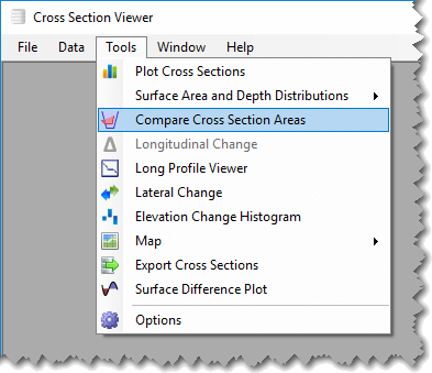 compare cross section screenshot